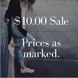 $10.00 Sale.